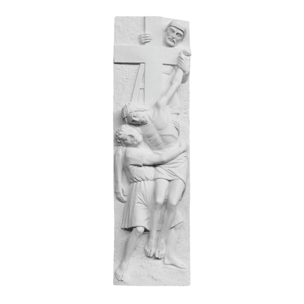 Crucifixion Scene Marble Statue